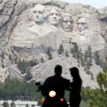 Bikers Mount Rushmore National Memorial